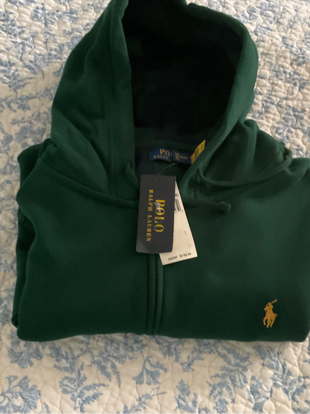 Polo by Ralph Lauren men’s Forest Green Hoodie Jacket